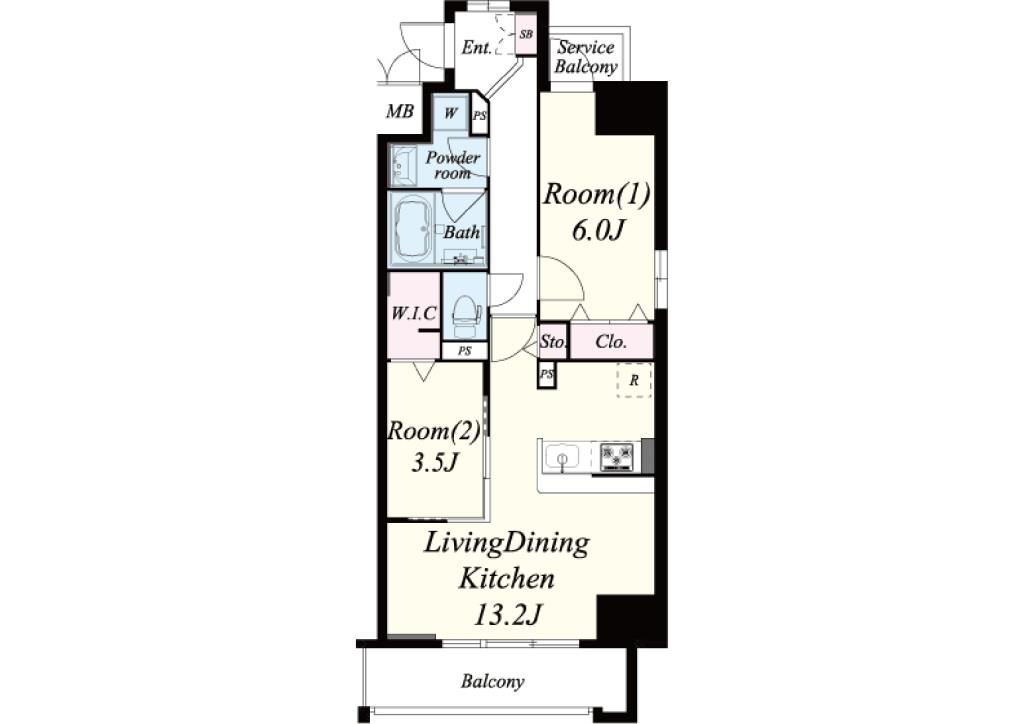 サンセール海老江 0601号室 間取り