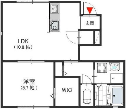 クレールコート 間取り図