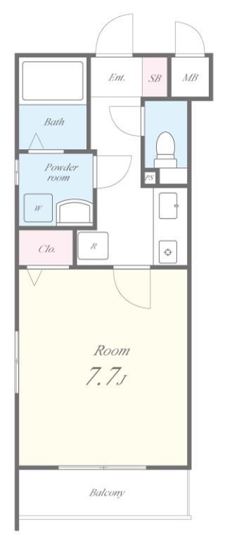 ミリアビタNo.21 間取り図