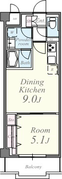 COMFORT南六郷 間取り図