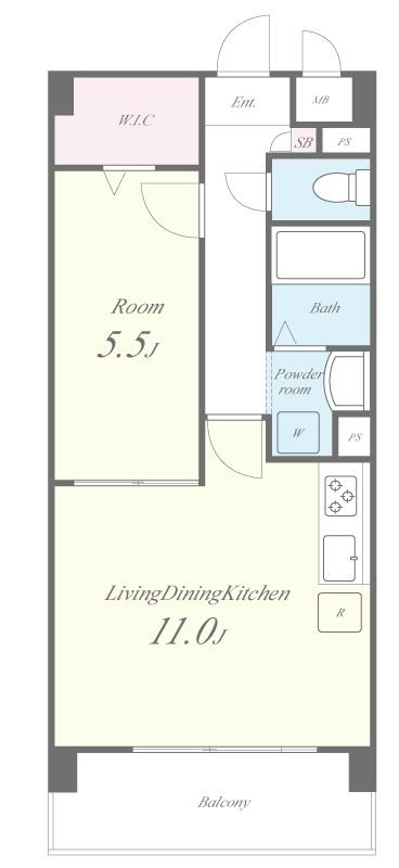 ヴェル エトアルⅡ 間取り図