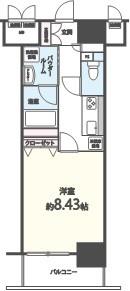 シエル新堀 間取り図