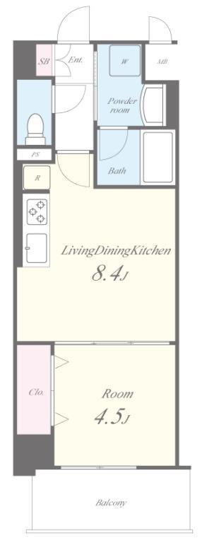 AMKレフィナード中宮 間取り図