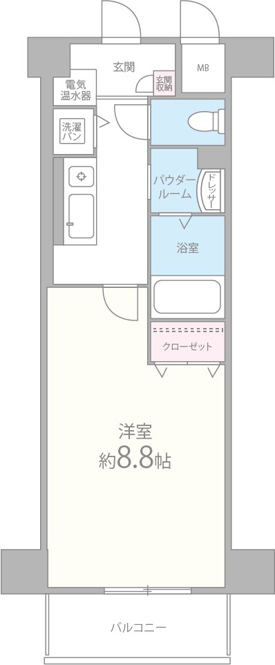 ドルフシィア 間取り図