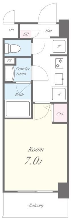 ソフィア阿倍野 205号室 間取り