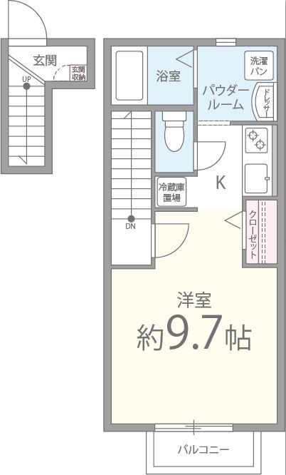 アレグレス 栄町 間取り図