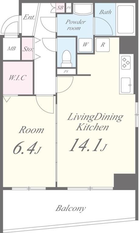 クリア 岩本町 間取り図