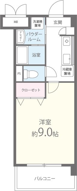アファームドⅠ 間取り図