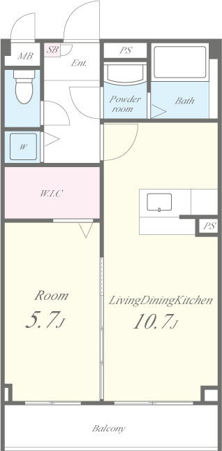 ラティア土井 間取り図