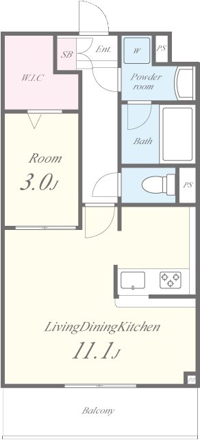 マルベリー千葉寺 間取り図