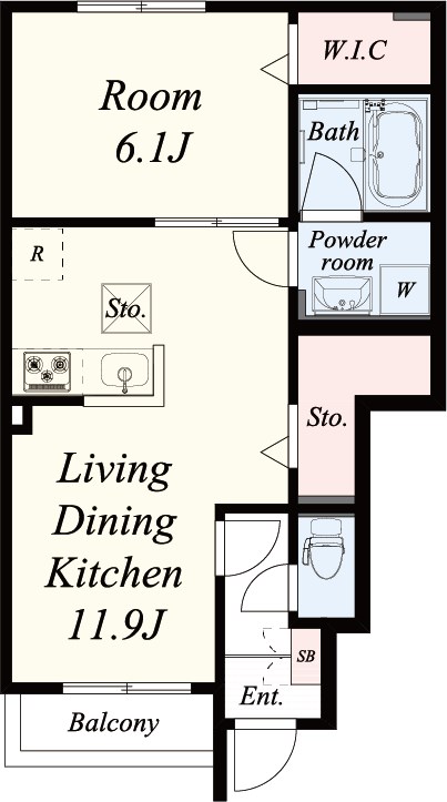 グランドサンパール 間取り図
