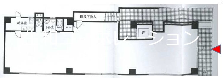 ひろのや中央ビル　(店舗) 間取り図