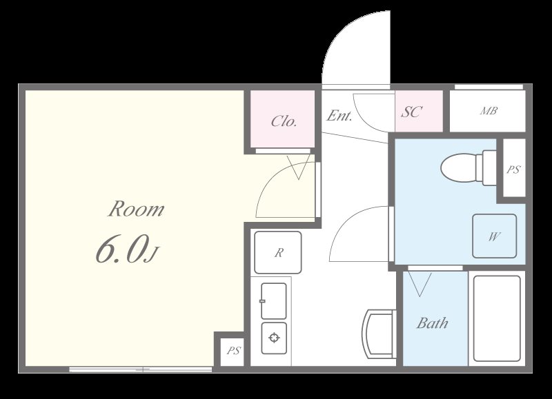 FLレジデンス神宮御苑 間取り図