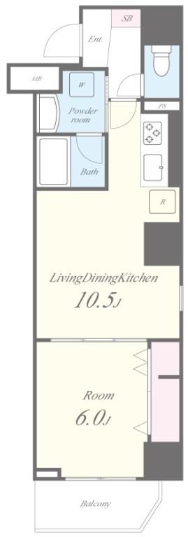 MEIN SCHLOSS亀戸 間取り図