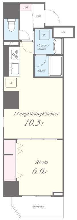 MEIN SCHLOSS亀戸 間取り図