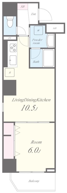 MEIN SCHLOSS亀戸 間取り図