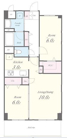 リラスクエア相生 間取り図
