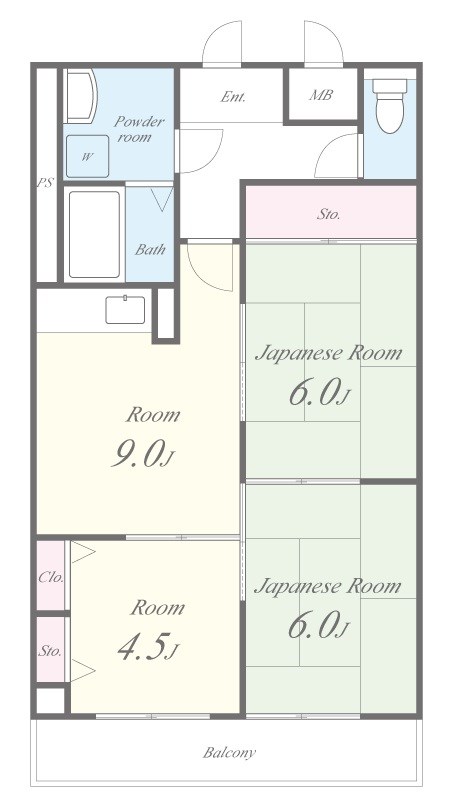 シャルマン・シェソワ 間取り図