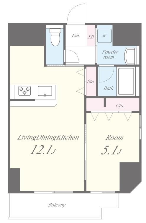 Hus de sucre 間取り図