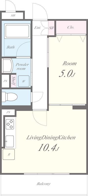 シュピア・メゾン油小路 502号室 間取り