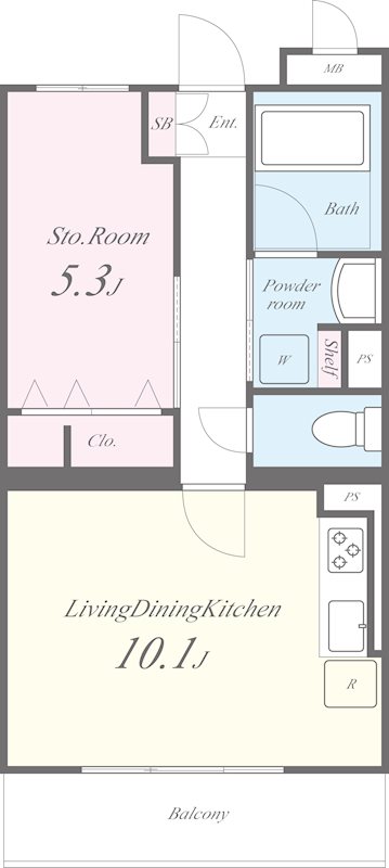 シュピア・メゾン油小路 間取り図