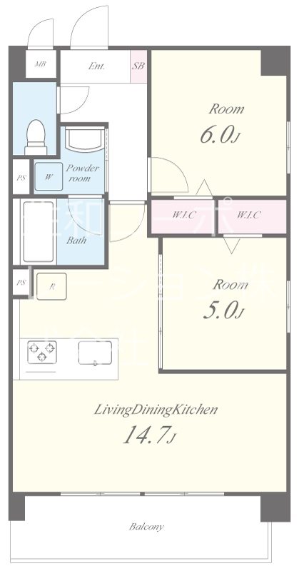 グランソレイユ 間取り図
