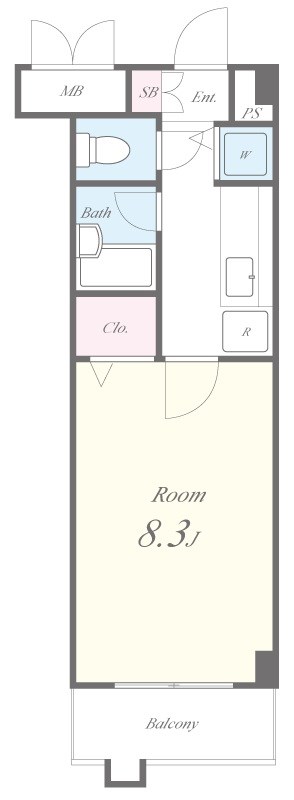 ピュア12 間取り図
