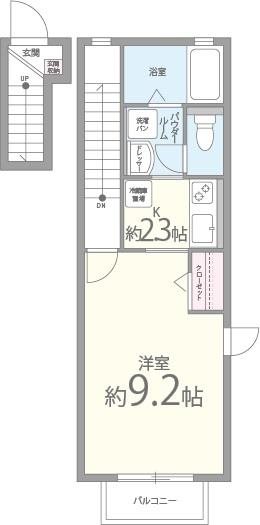 ウエストビレッジ 間取り図