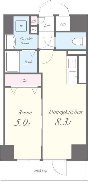 Pine Well&amp;rsquo;s 間取り図