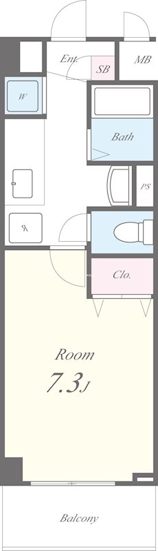 ステラ新丸子 間取り図