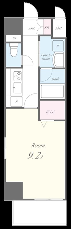 ラピスポンス新横浜 間取り図