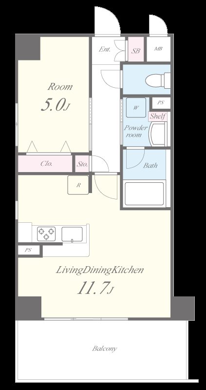 Sole Cedar 西大寺 間取り図