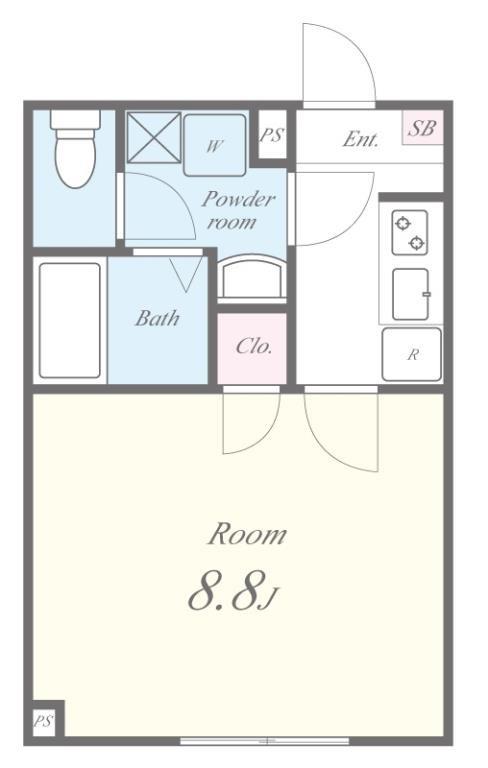 ルエリア平井 間取り図