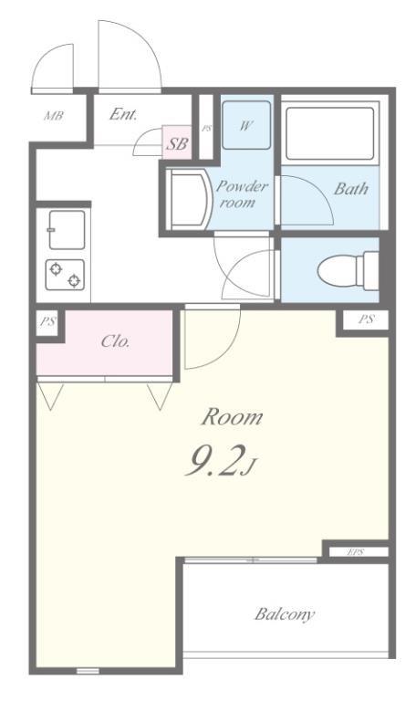 プランドール浦和仲町 間取り図