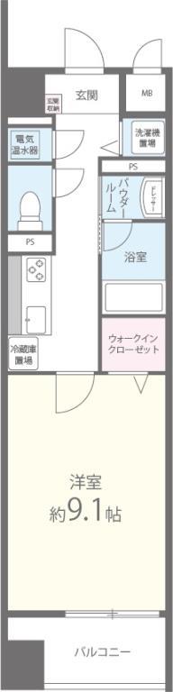 アプライズ西長堀 間取り図