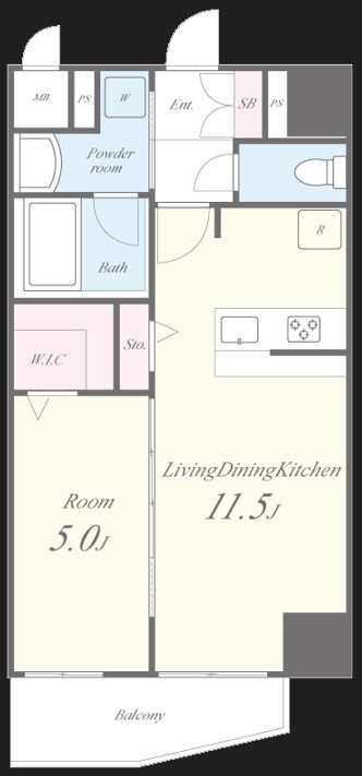 グランディア大阪ノース 間取り図