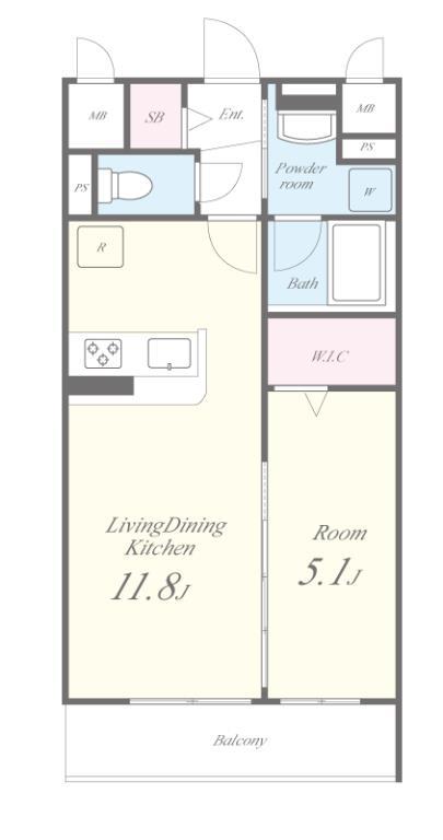 CERISIER 間取り図