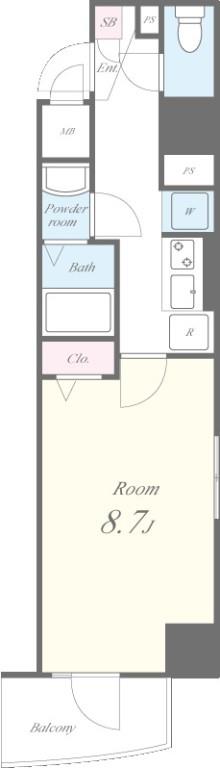 カーサ ユタカ 間取り図