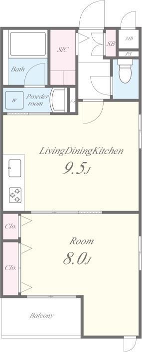 カンパネラ 間取り図
