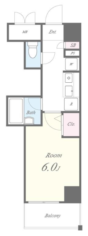 グランディールY.S. 間取り図