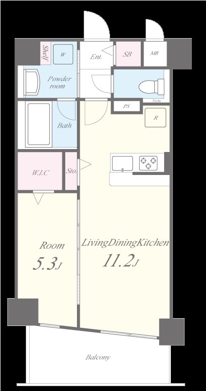 Sole Cedar 西大寺 間取り図