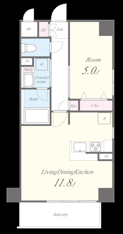 Sole Cedar 西大寺 間取り図