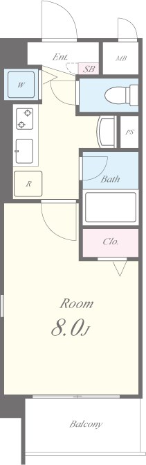 アルカンシェル 間取り図