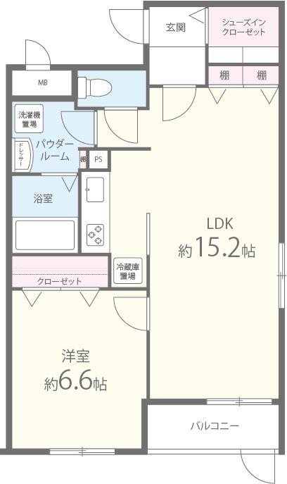 ボヌールロジェ 間取り図