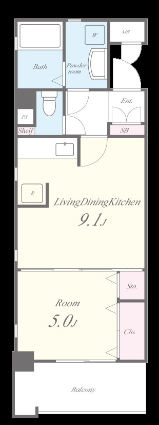 イーズガーデン中央 間取り図