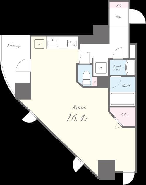 エヌレジデンス新今宮 間取り図