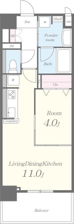 江坂 和 間取り図