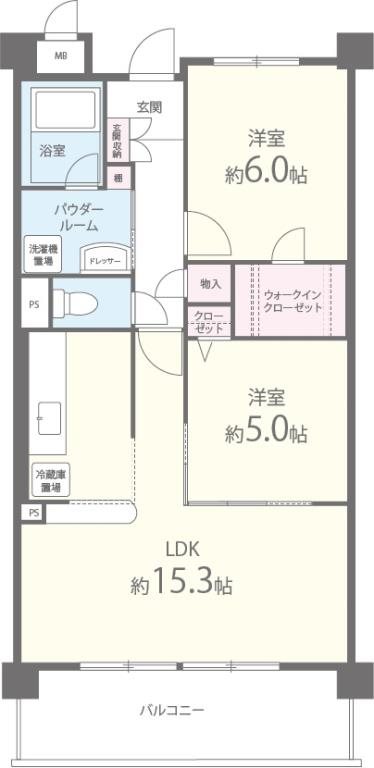 ヴィヴァーチェ 間取り図