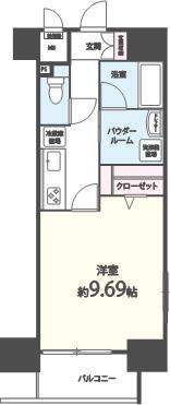 シエル新堀 間取り図