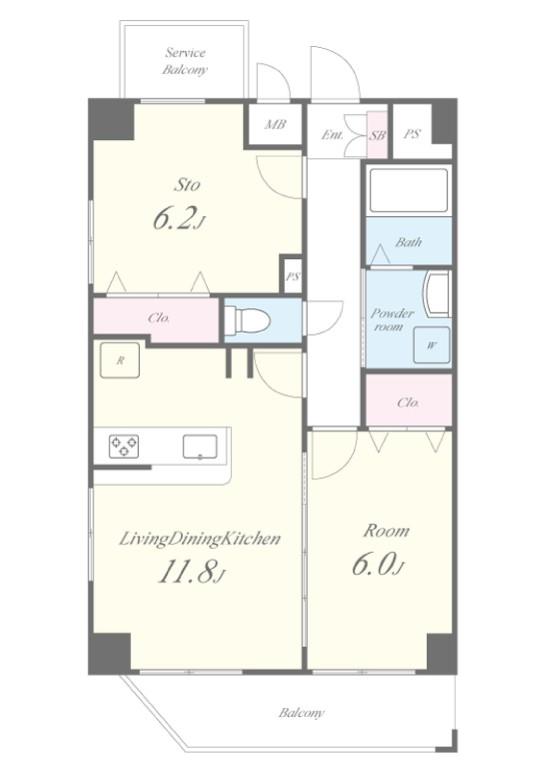 クリスタルコート 間取り図